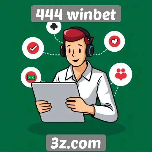 Recursos de suporte ao cliente no 444 winbet