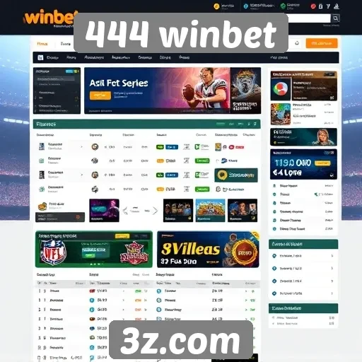 Interface do usuário do site 444 winbet é intuitiva